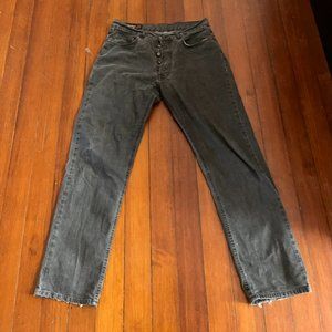 Vintage Marlboro Classics Straight Leg Black Grey Jeans 33x32